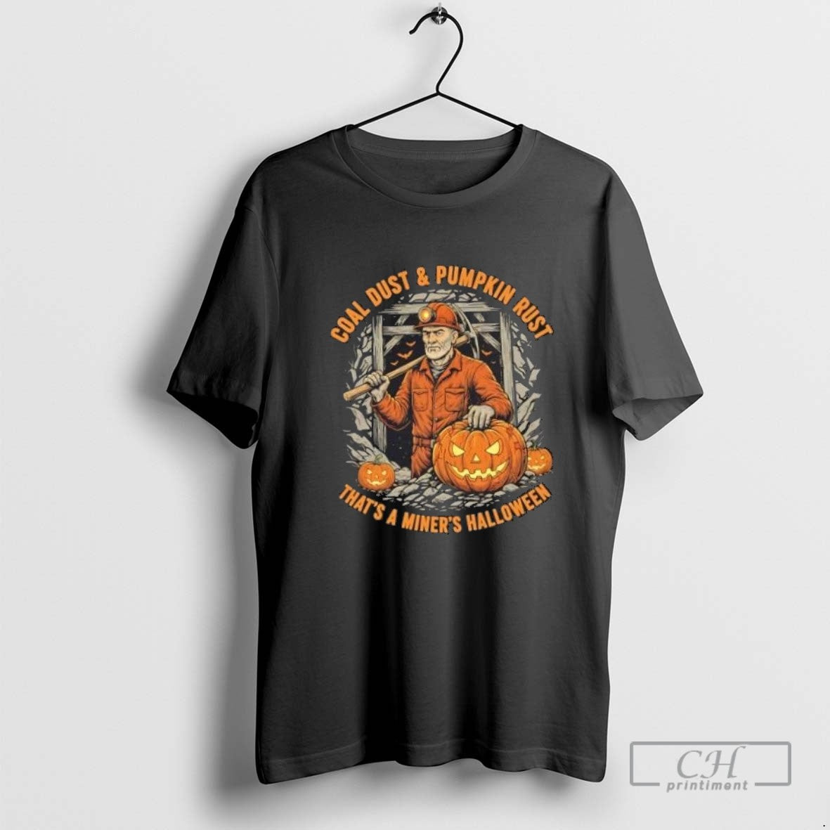 Coal Dust And Pumpkin Rust Thats Miners Halloween TShirt Classic Style