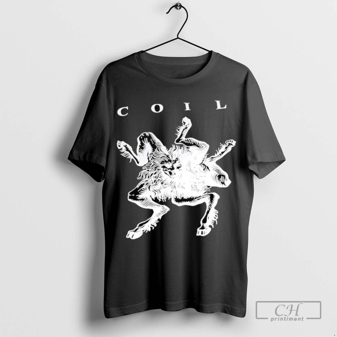 Coil Chaostrophy Band Hoodie Retro Look
