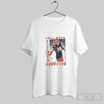 Cole Rusk Illinois Fighting Illini Illustrated Shirt Modern Outfit
