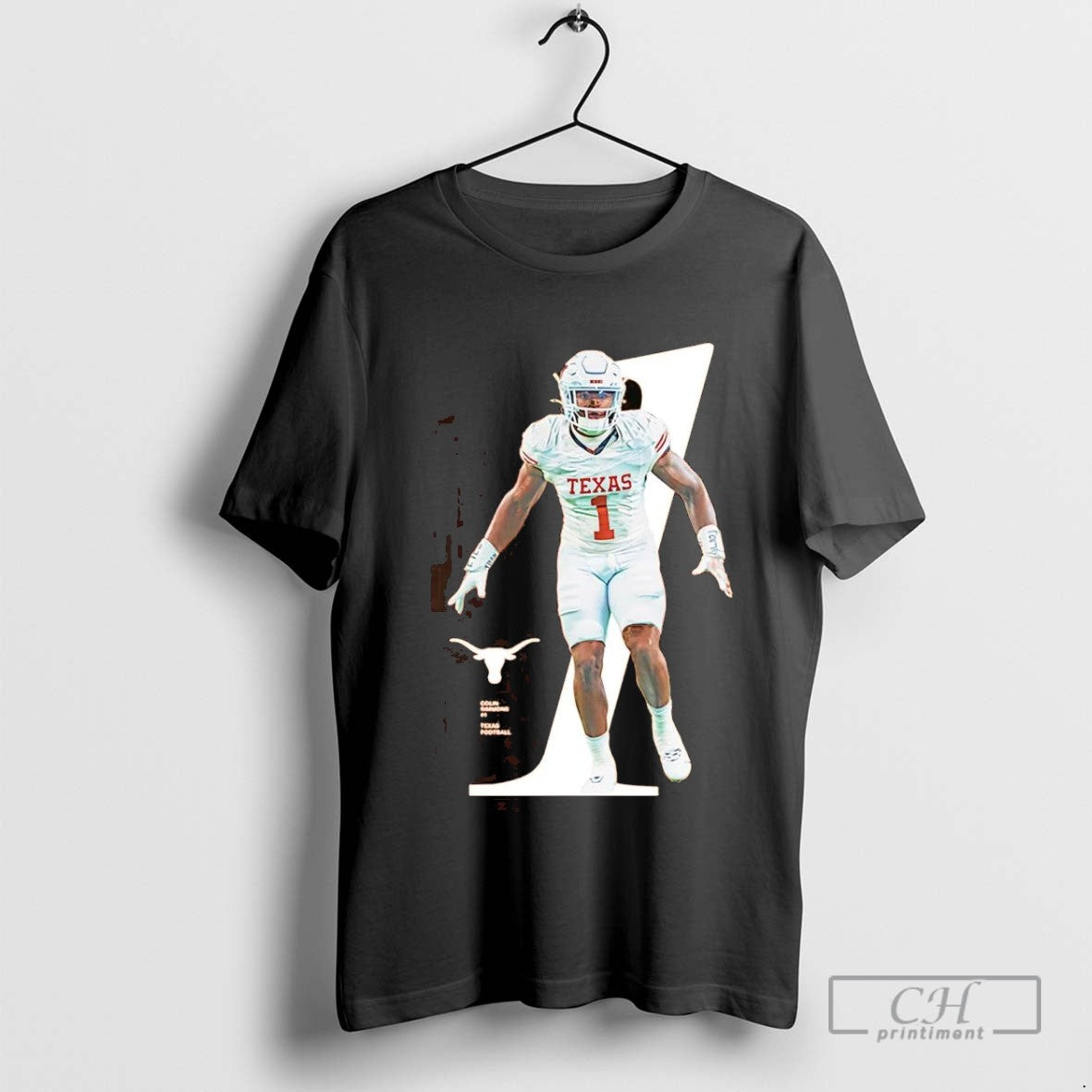 Colin Simmons Illustrated Texas Longhorns Sweatshirt Modern Look