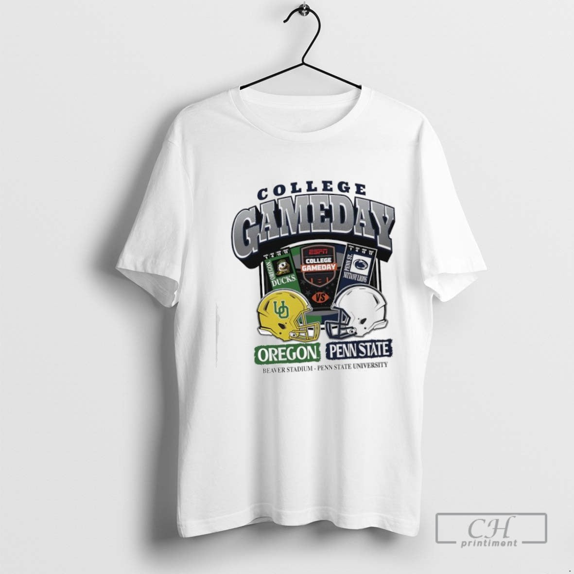 College Gameday Beaver Stadium Oregon Ducks Vs Penn State Nittany