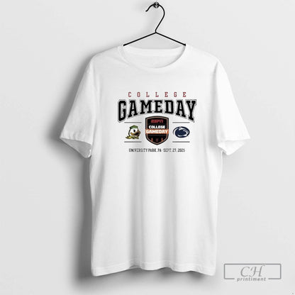College Gameday Oregon Vs Penn State University Park Pa Sept 27 2025