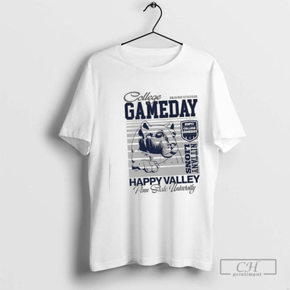 College Gameday Psu Mascot Nittany Lions Beaver Stadium Penn State