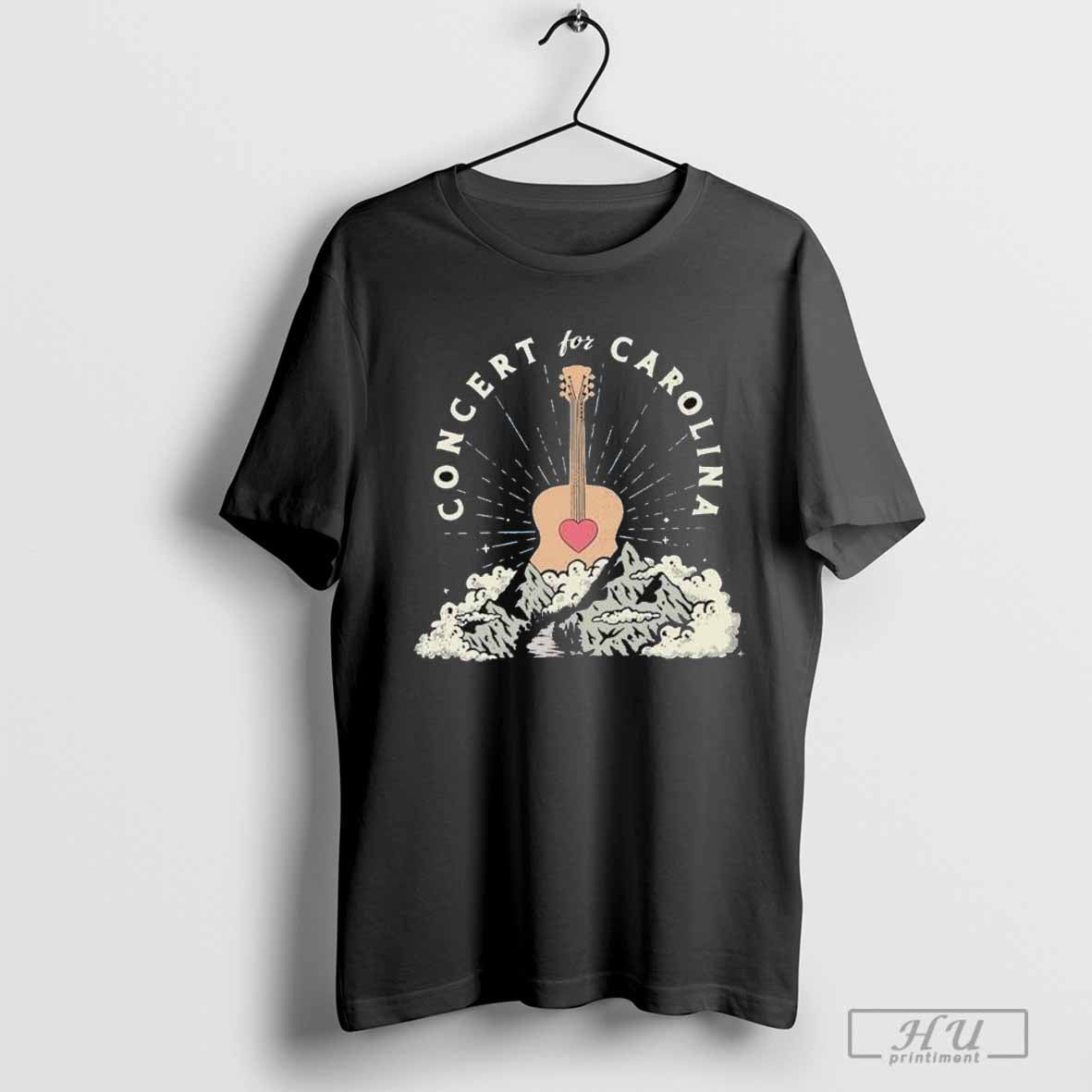 Concert Carolina Luke Combs Mountain Guitar 2024 TShirt Classic Outfit
