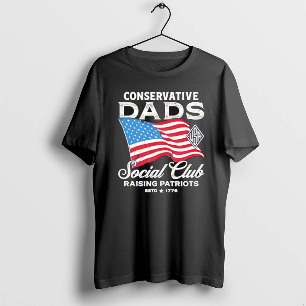 Conservative Dads Social Club Raising Patriots T Shirts TShirt