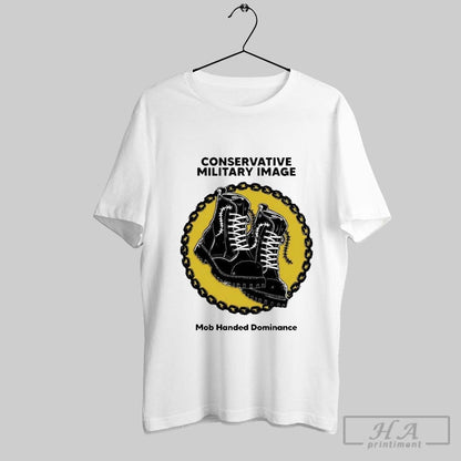 Conservative Military Image Mob Handed Dominance T Shirts Tank Top