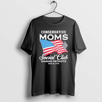 Conservative Moms Social Club Raising Patriots T Shirts Tank Top