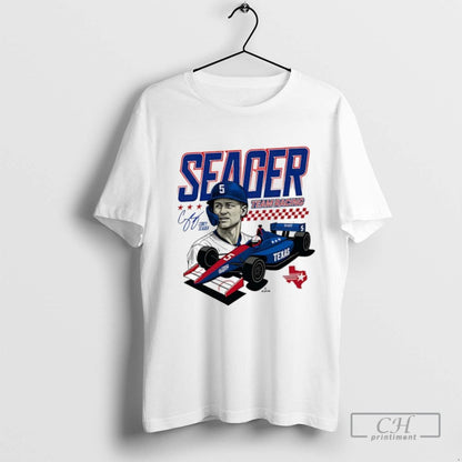 Corey Seager Team Racing Texas Signature Tank Top Unique Fashion