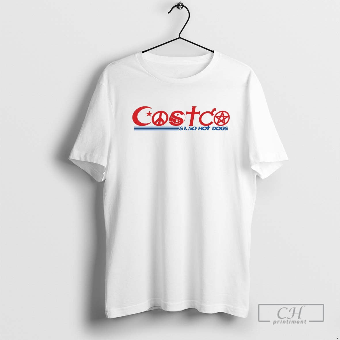 Costco 1 50 Dollars Hot Dogs Logo TShirt Elegant Merch
