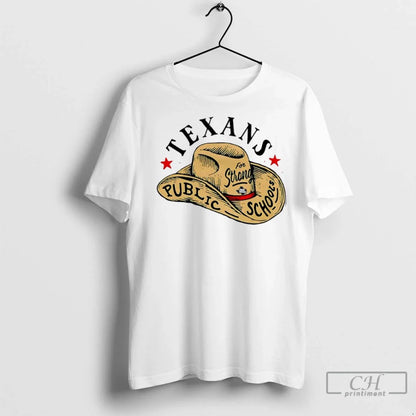 Cowboy Hat Texans Strong Public Schools T Shirts Sweatshirt Retro