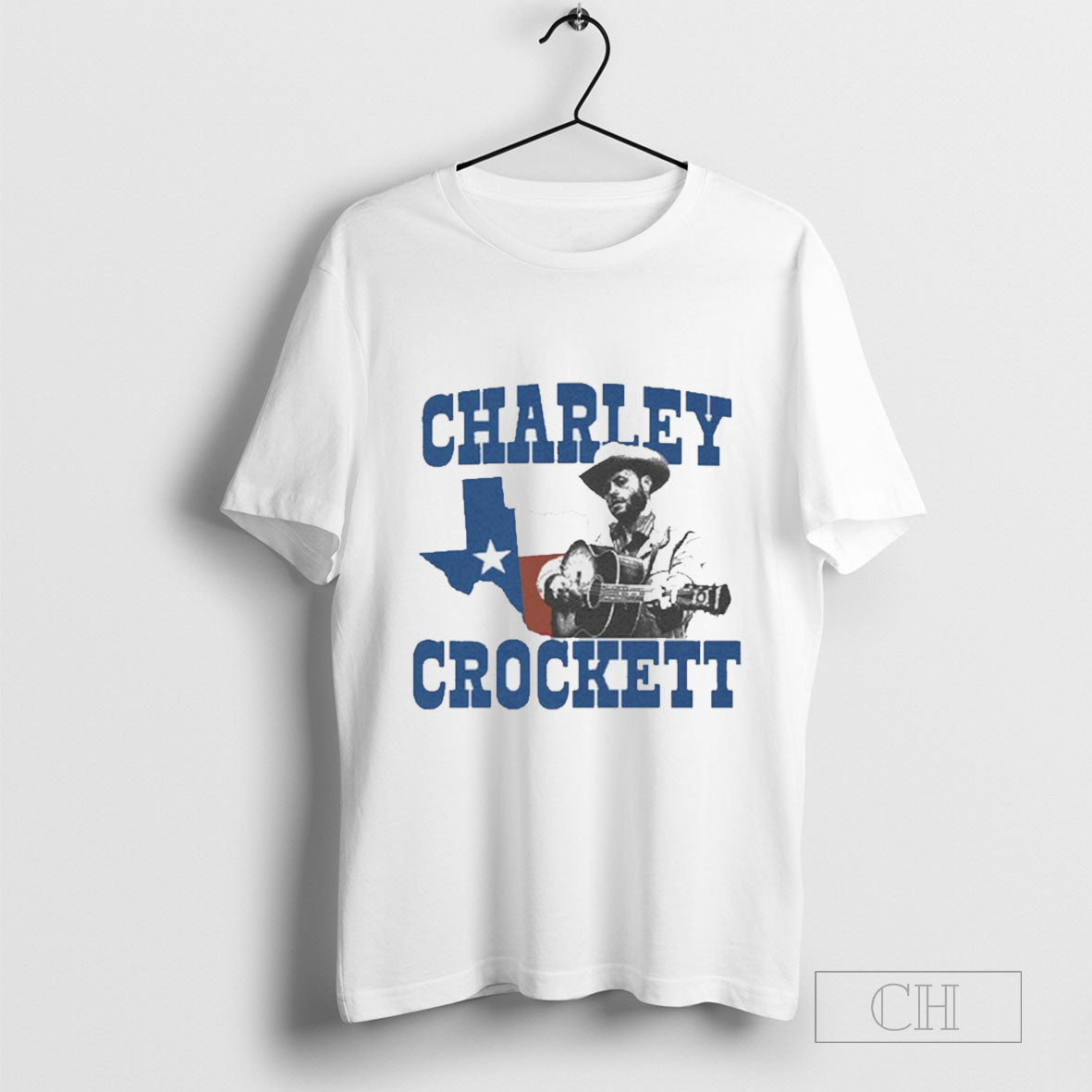 Cowboy Release Charley Crockett Texas Shaped Flag Shirt Premium