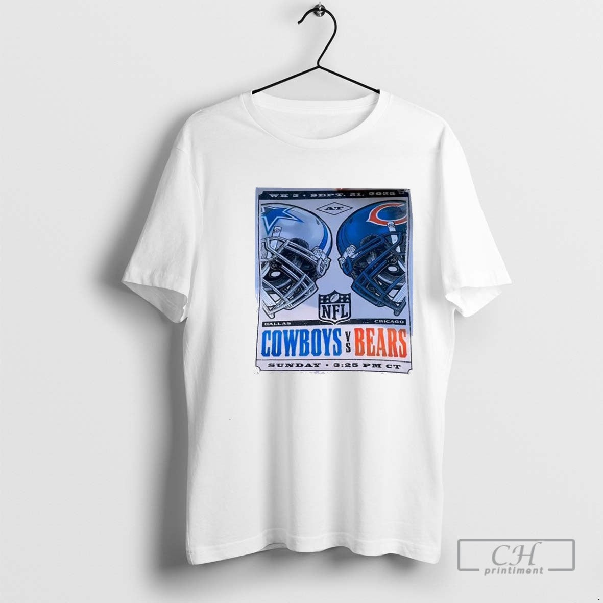 Cowboys Vs Bears Week 3 Matchup Tee Classic Merch