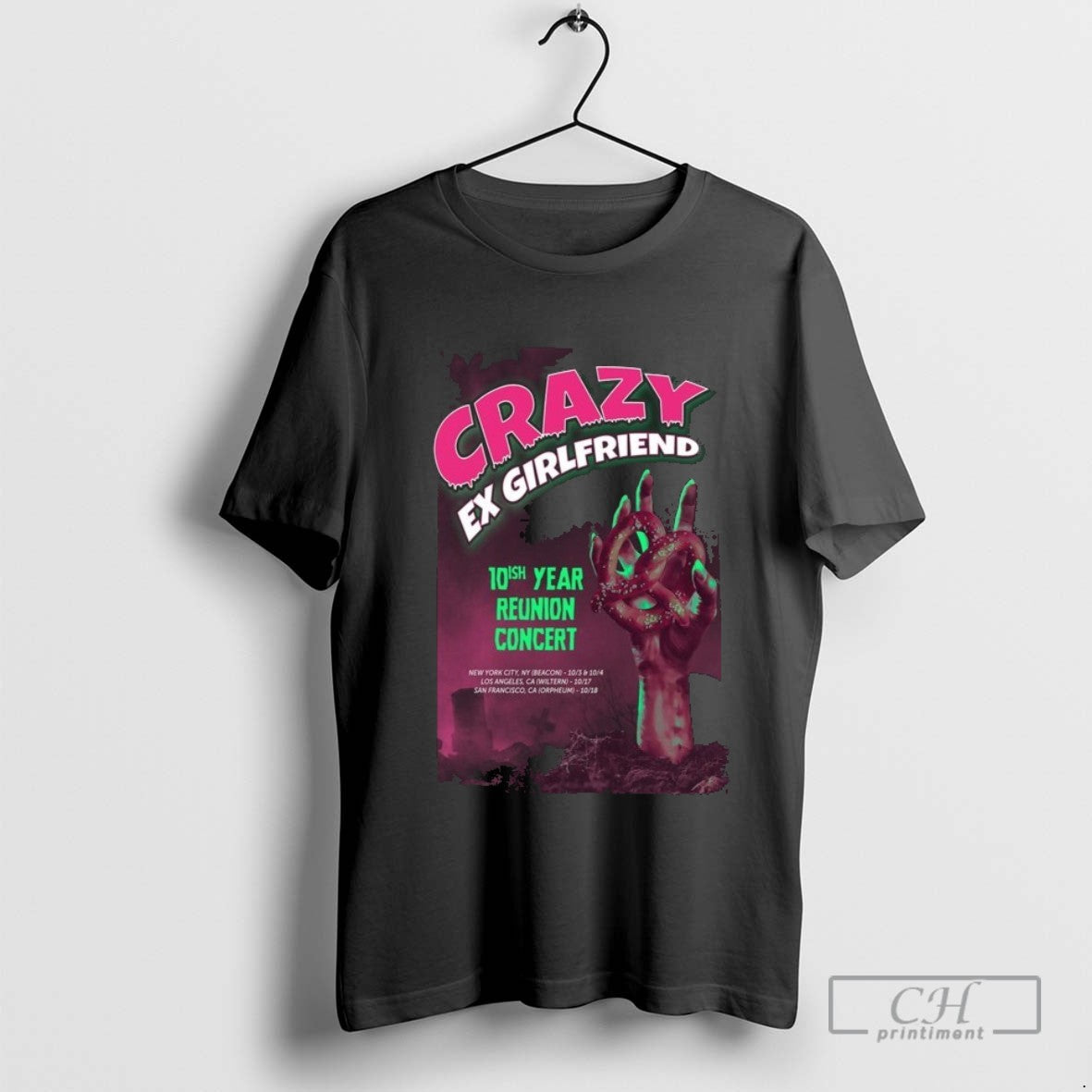 Crazy Ex Girlfriend 10Ish Year Reunion Concert Us 2025 Tee Trendy