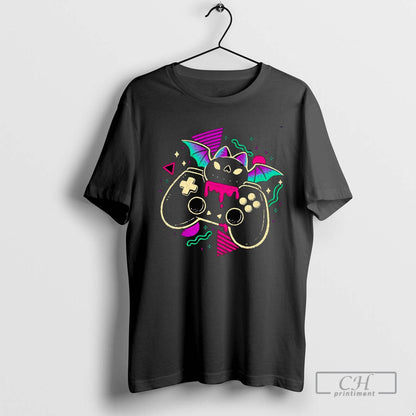 Creepy Gamer Bat Shirt Unique Outfit
