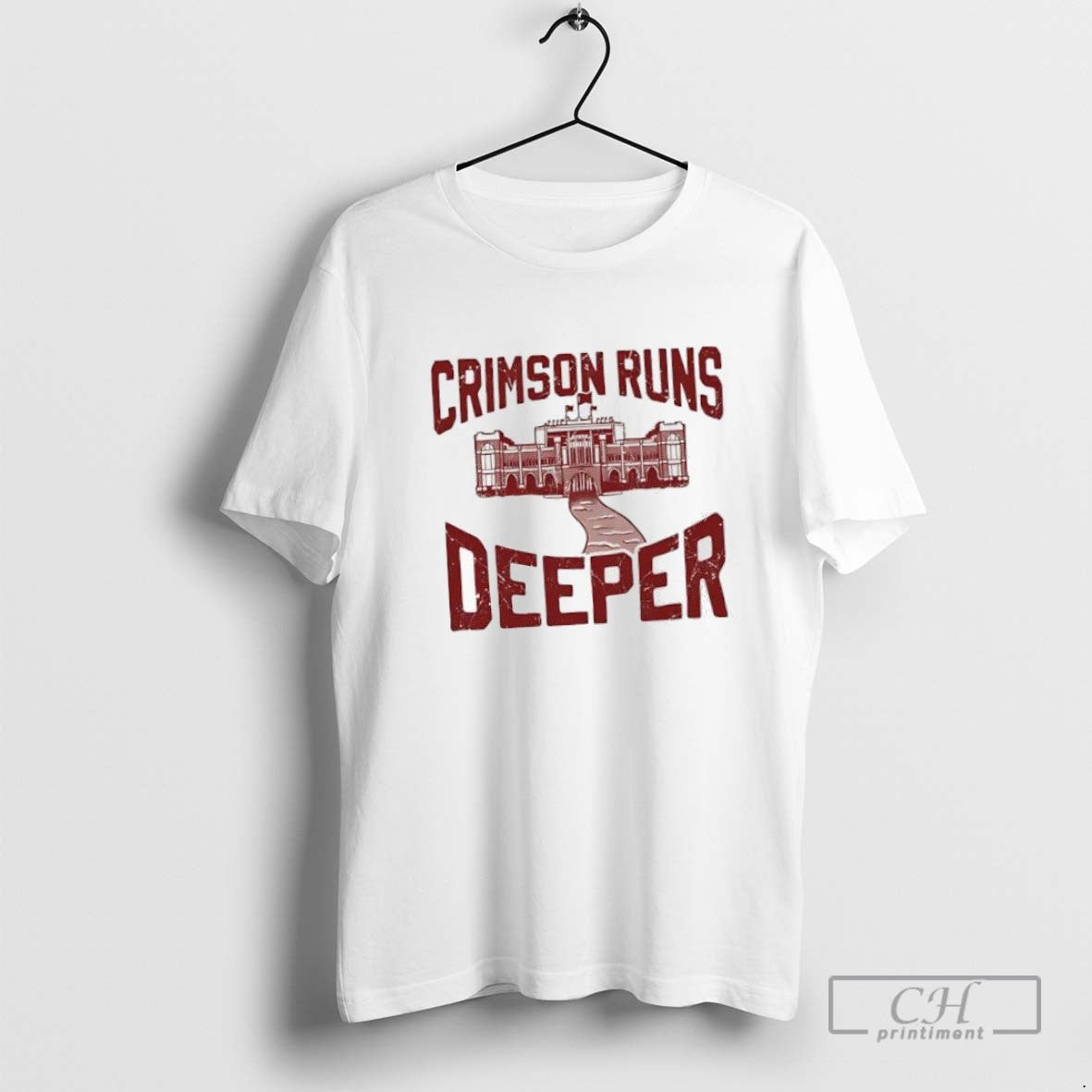 Crimson Runs Deeper University Tee Exclusive Style
