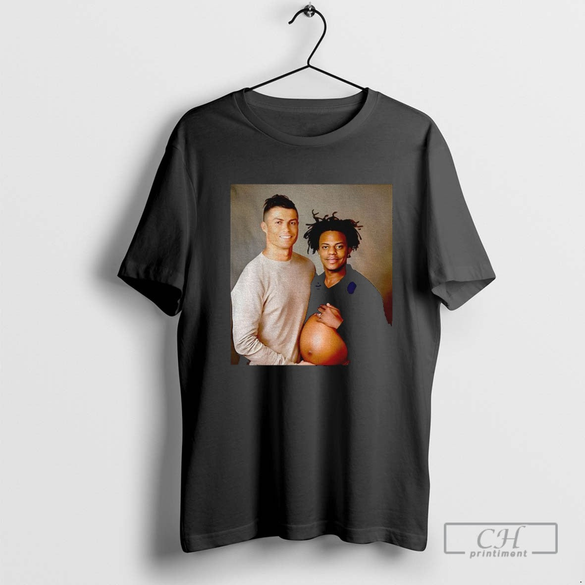 Cristiano Ronaldo And Ishowspeed Pregnant Photo Hoodie Modern Outfit
