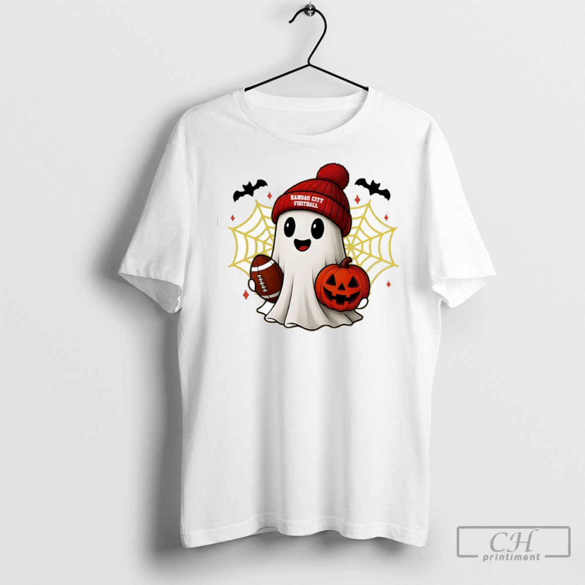 Ghost Football Kansas City Chiefs Happy Halloween Sweatshirt Stylish