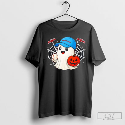 Ghost Philadelphia Baseball Happy Halloween Long Sleeve Elegant Look