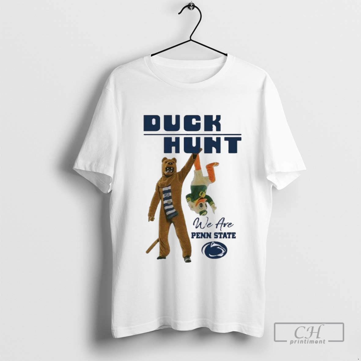 Duck Hunt We Are Penn State 2025 Tee Retro Art
