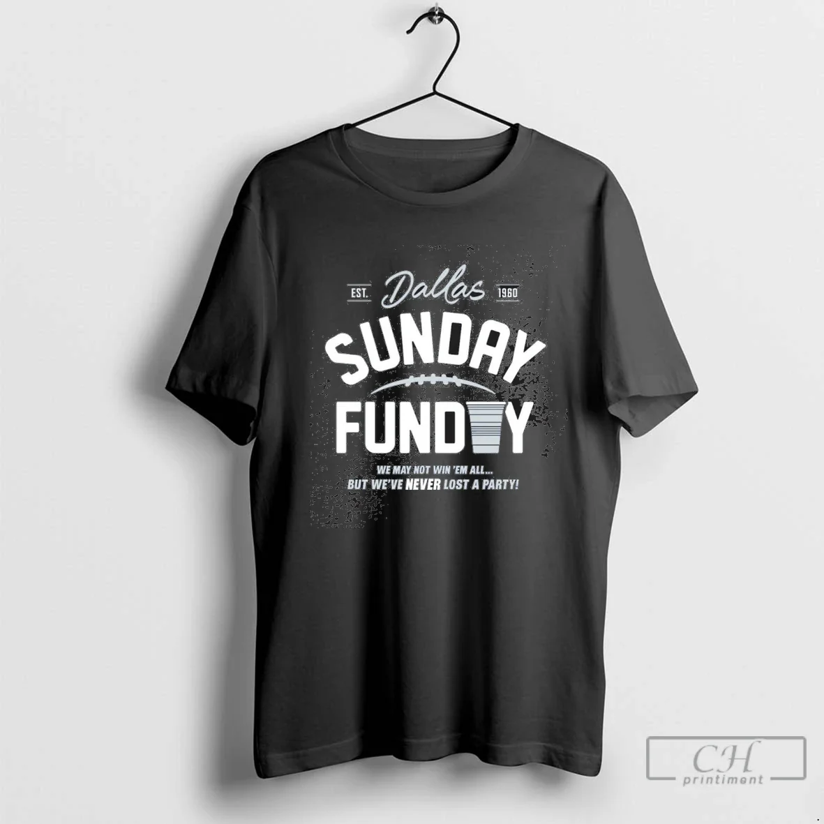 Dallas Cowboys Never Lost Party Sunday Tee Elegant Style