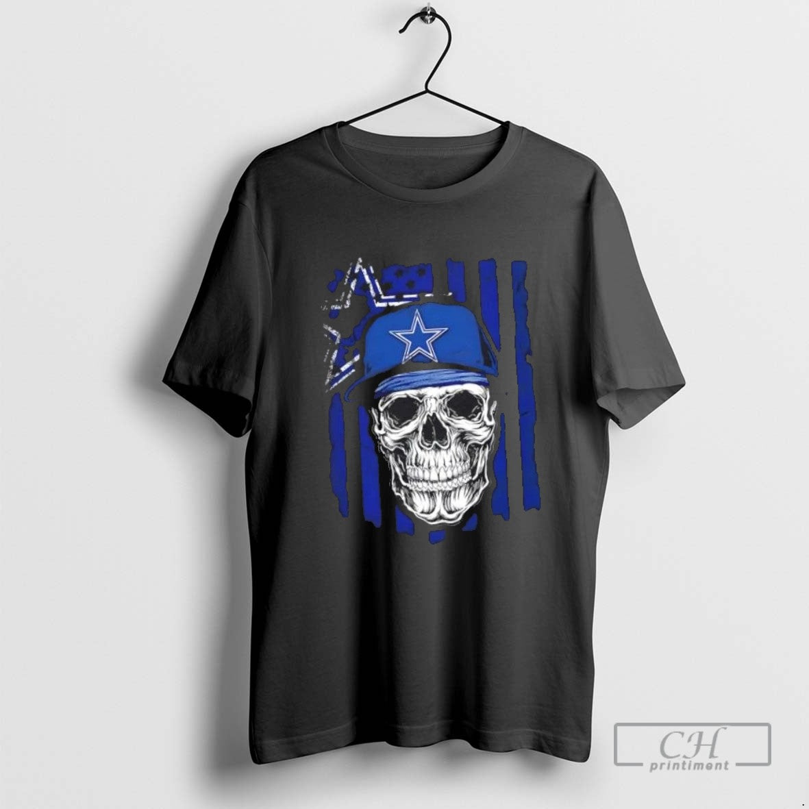 Dallas Cowboys X Skull Hip Hop Us Flag Tank Top Stylish Apparel