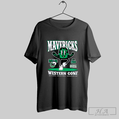 Dallas Mavericks Mitchell And Ness Mascot TShirt Trendy Collection