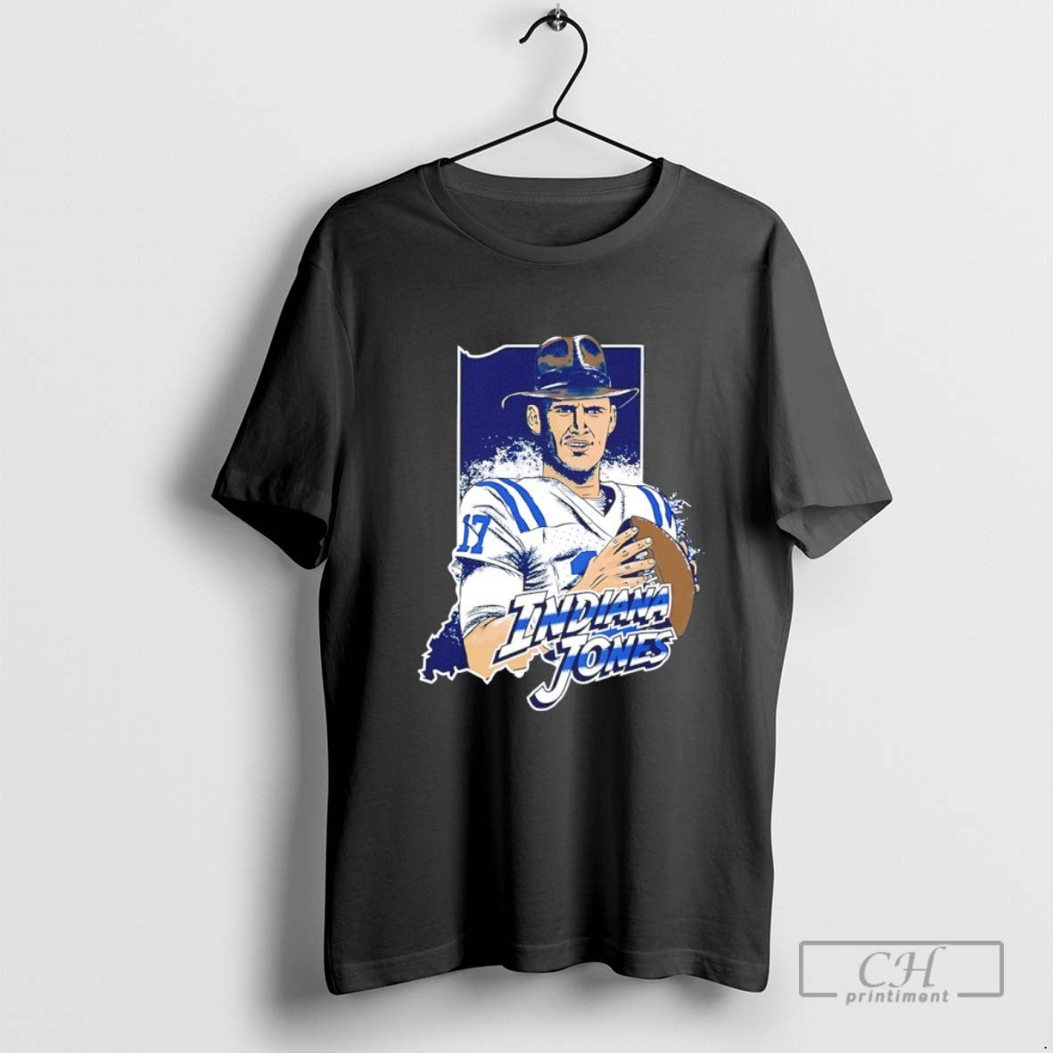 Daniel Indiana Jones Cowboy Indianapolis Colts Football Tee Modern