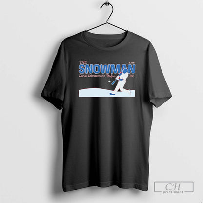 Daniel Schneemann Snowman Cleveland Guardians Signature T Shirts Long