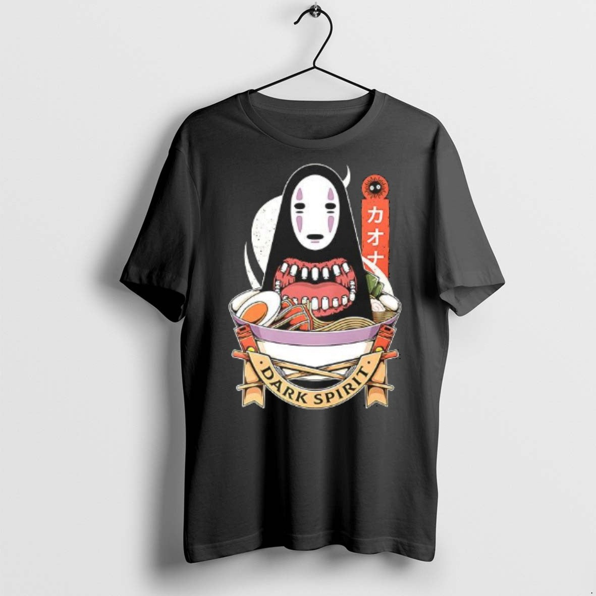 Dark Spirit Ramen T Shirts Long Sleeve Elegant Style