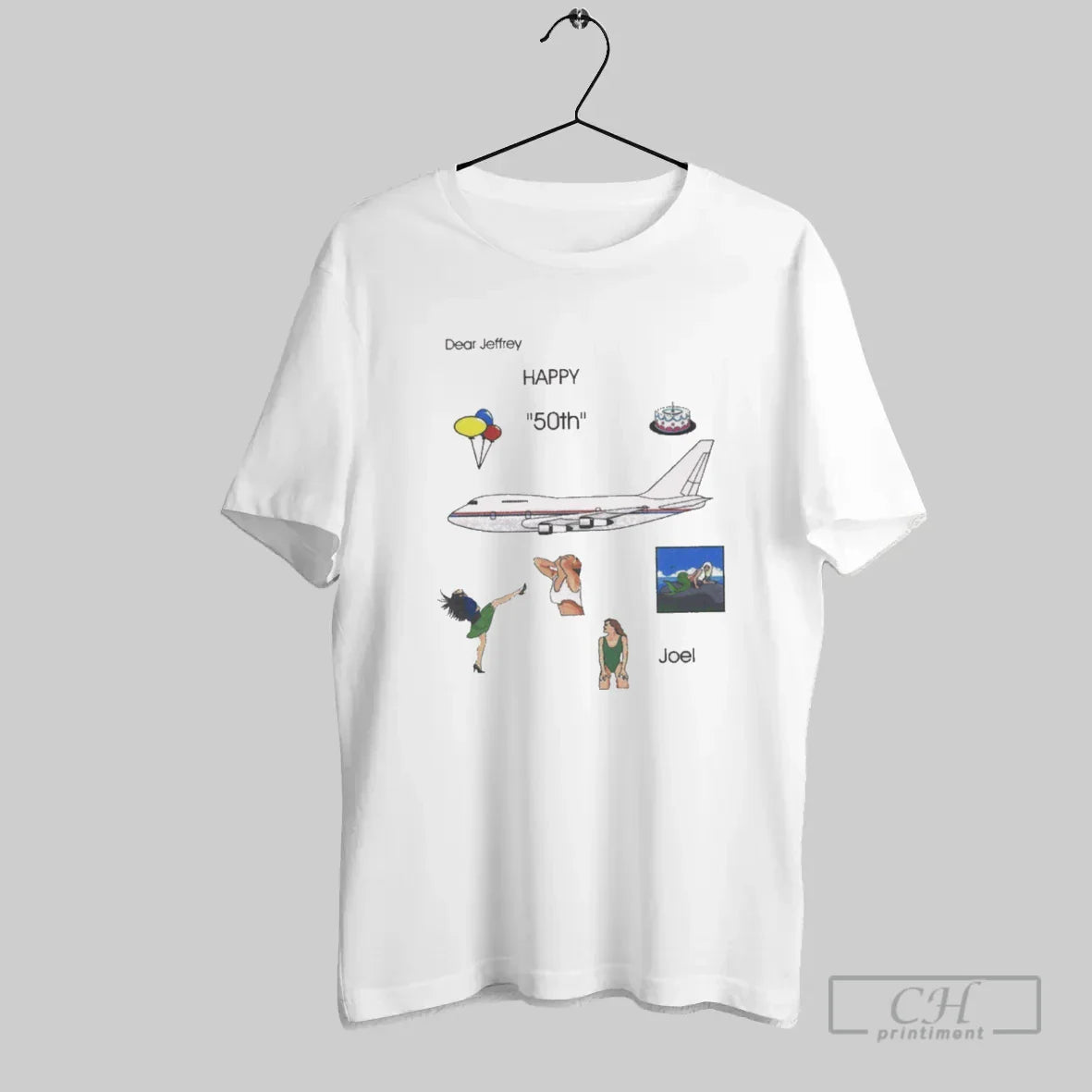 Dear Jeffrey Happy 50Th Joel Painting Shirt Vintage Merch