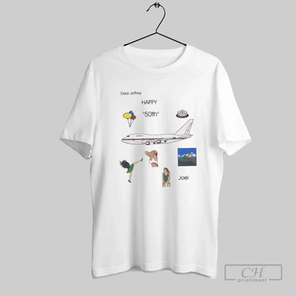 Dear Jeffrey Happy 50Th Joel Painting Shirt Vintage Merch