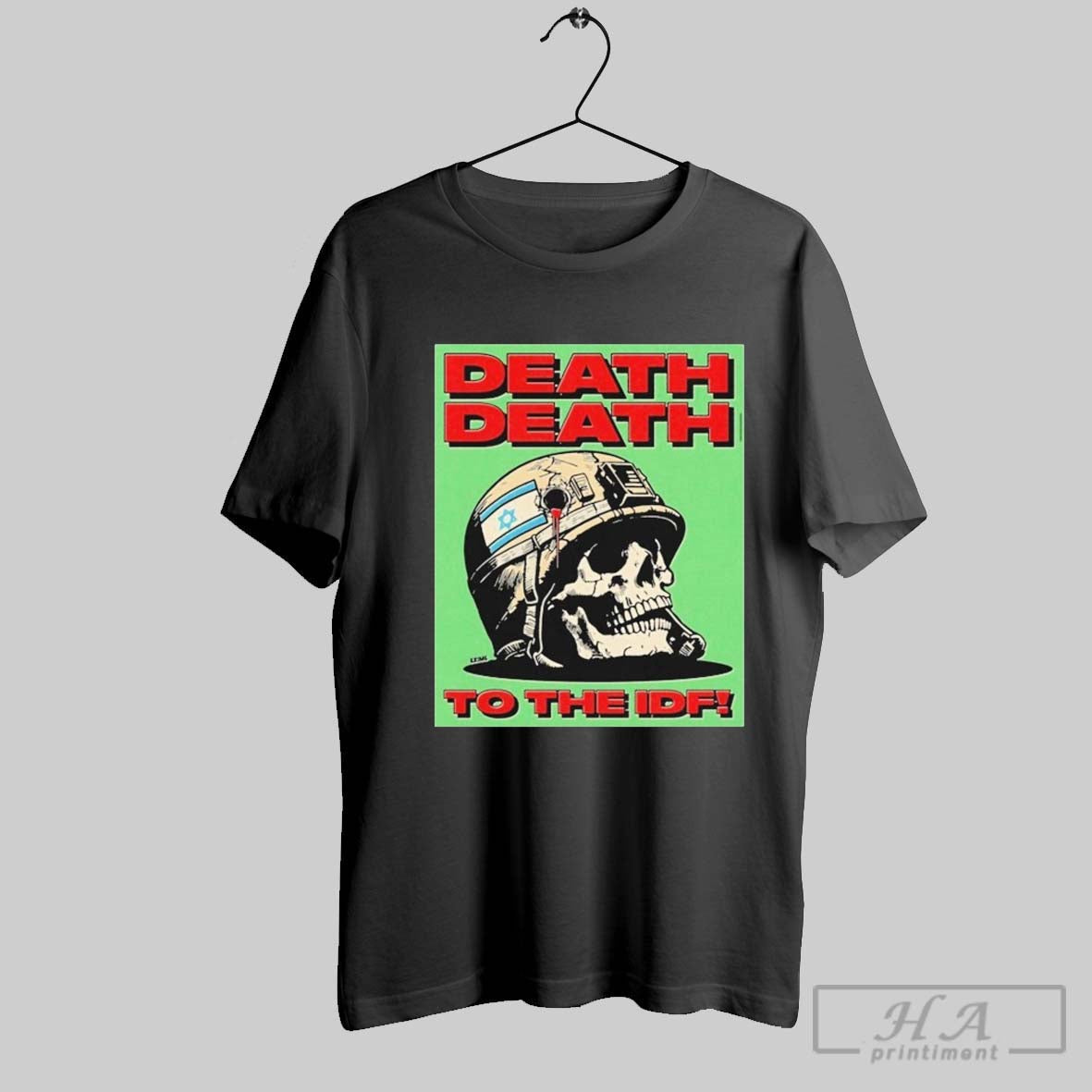 Death Death To Idf Krime Israel Skull T Shirts Tank Top Unique Outfit