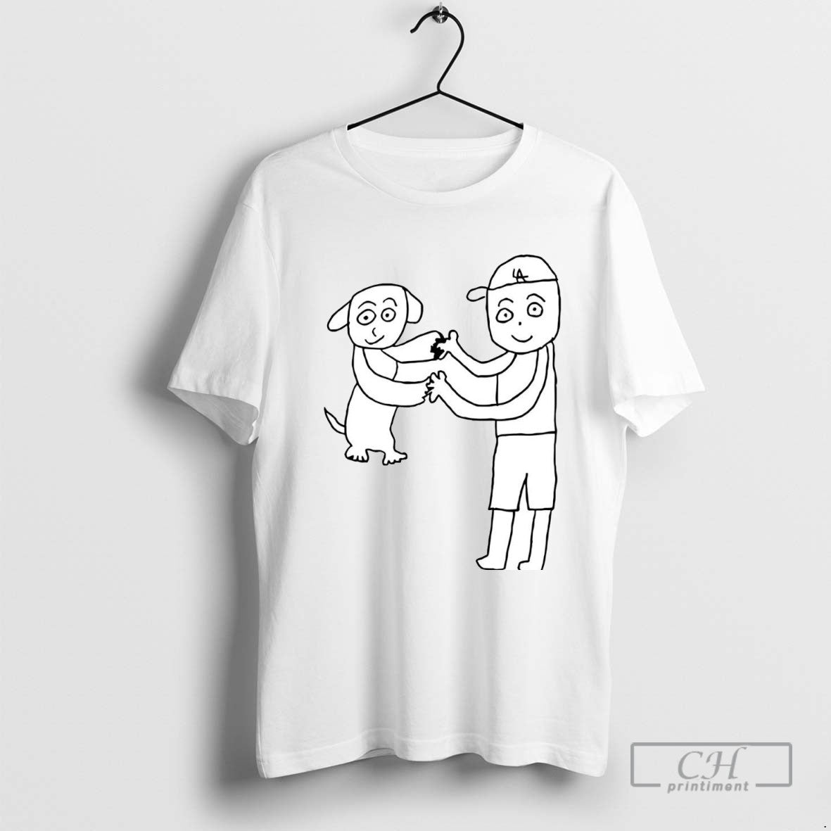 Dekopin And Shohei Ohtani Joining Hands Tee Retro Apparel
