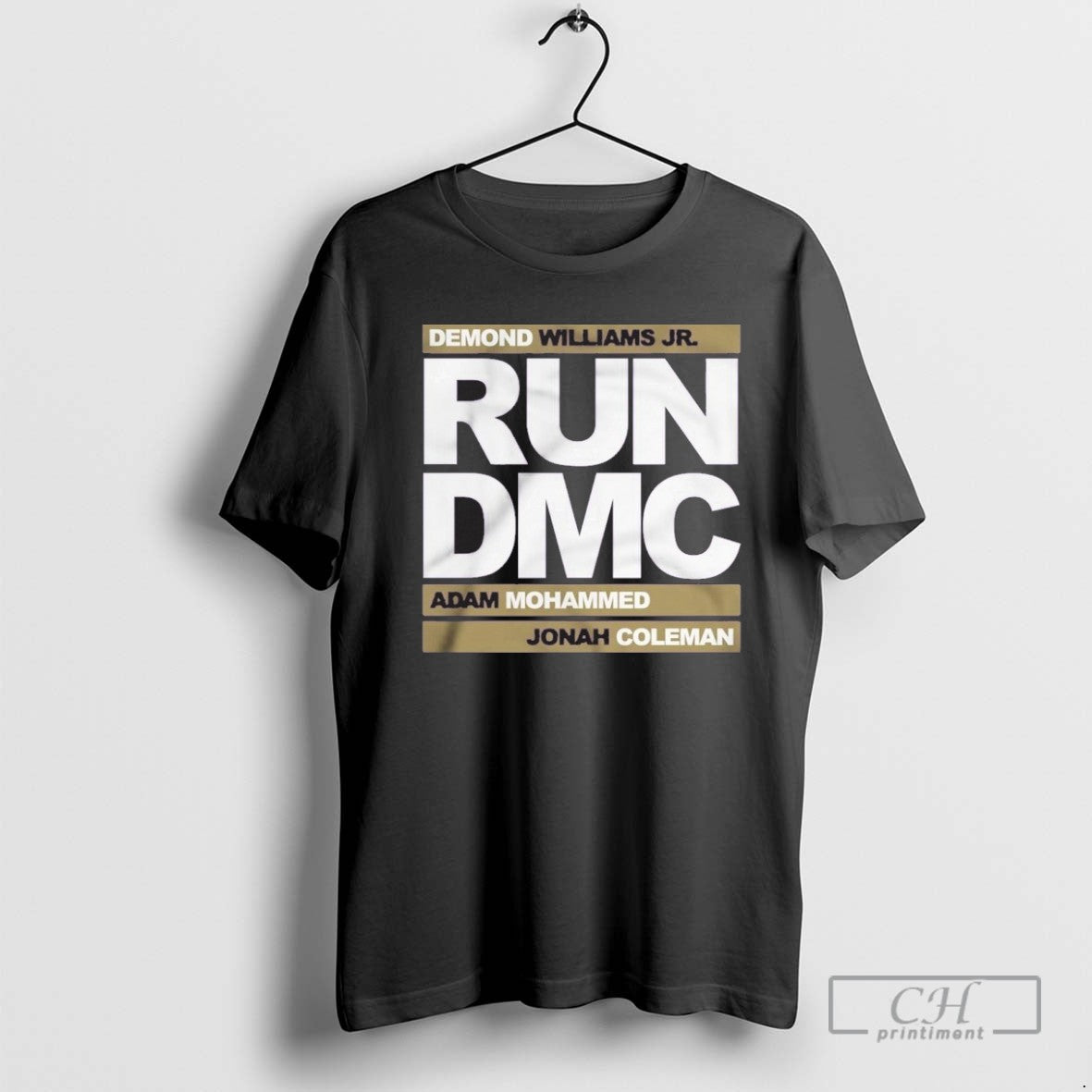 Demond Mohammed Coleman Run Dmc Hoodie Elegant Art