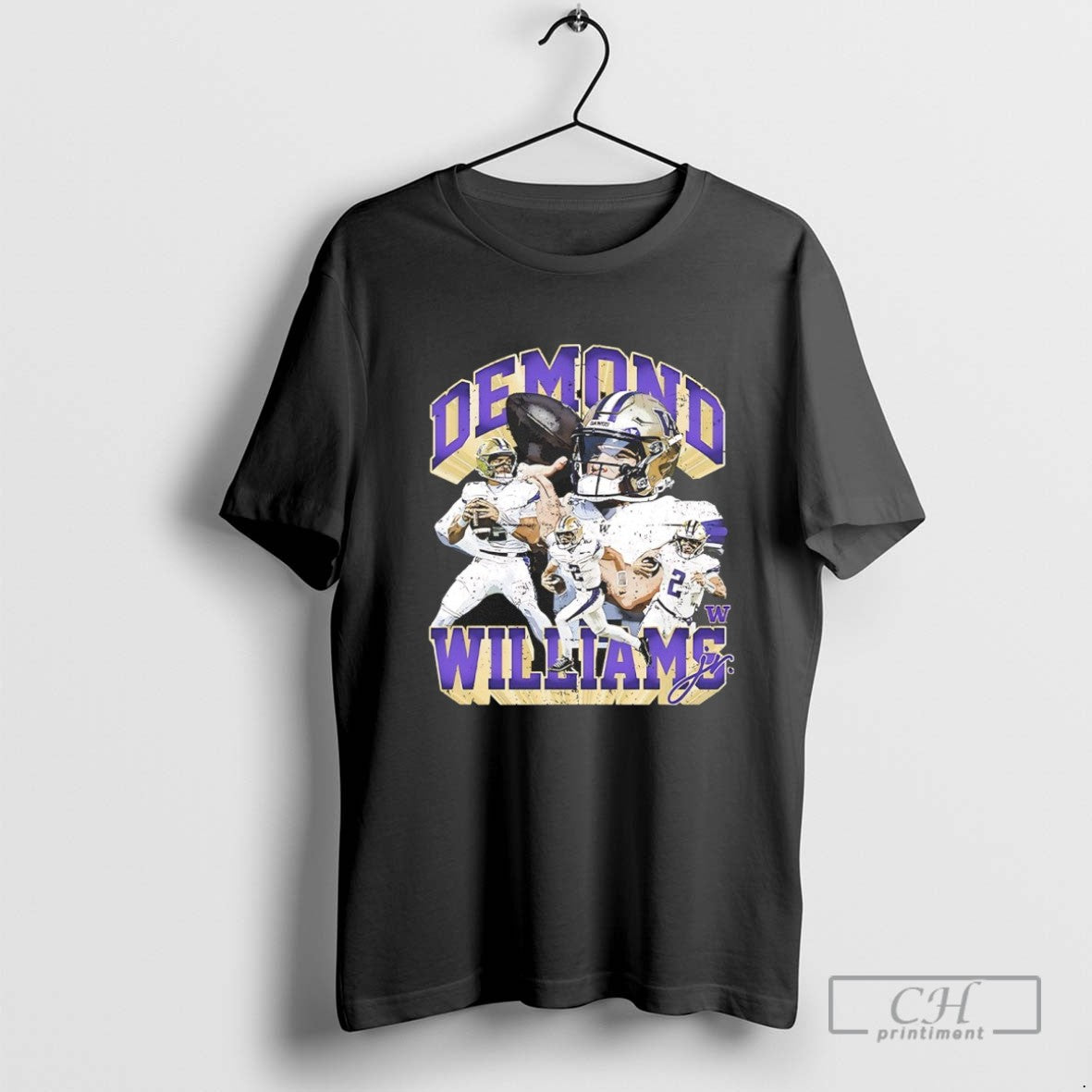 Demond Williams Jr Washington Huskies Player Signature Tank Top