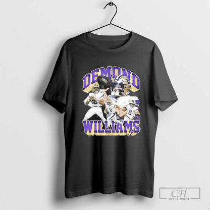 Demond Williams Jr Washington Huskies Player Signature Tank Top