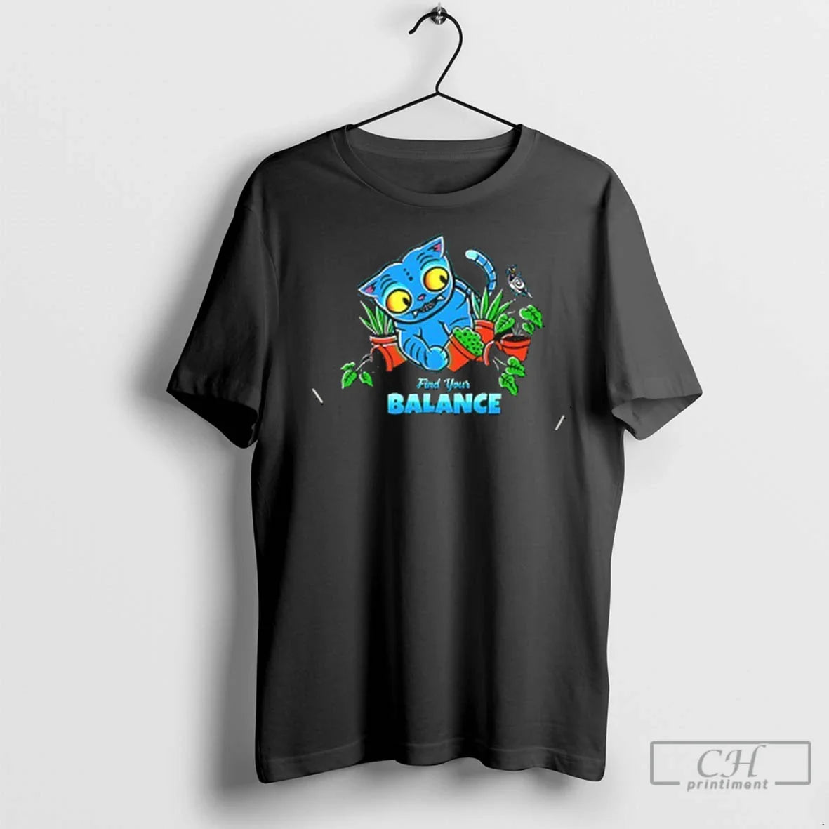 Derpy Tiger Kpop Demon Hunters Finding Your Balance T Shirts Tee