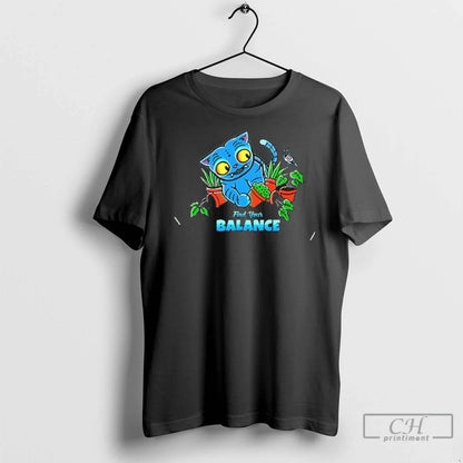 Derpy Tiger Kpop Demon Hunters Finding Your Balance T Shirts Tee