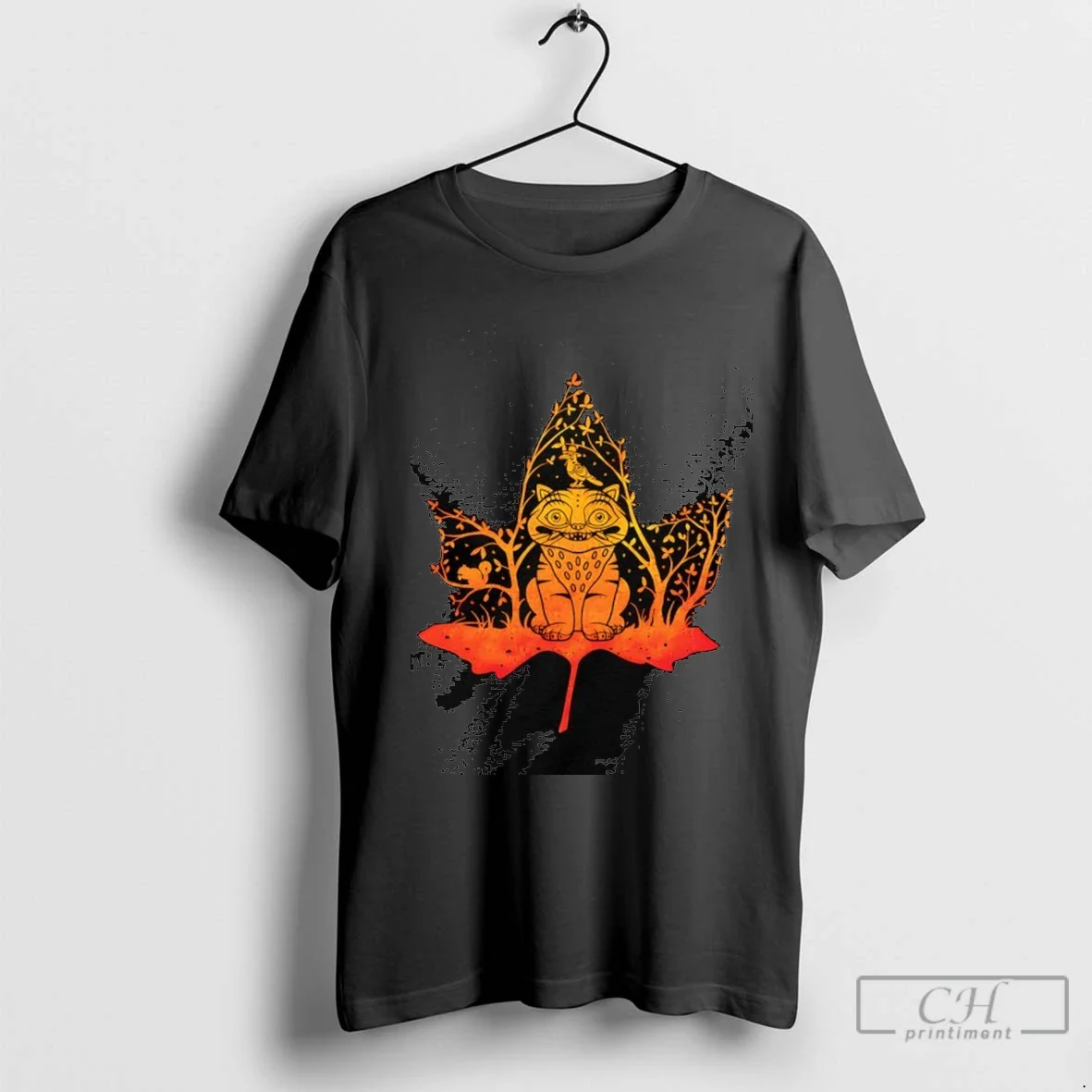 Derpy Tiger And Sussy From Kpop Demon Hunters Fall Leaf TShirt