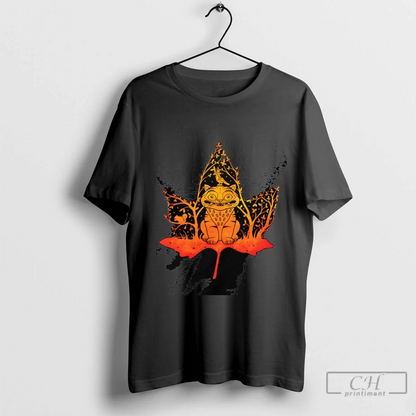 Derpy Tiger And Sussy From Kpop Demon Hunters Fall Leaf TShirt