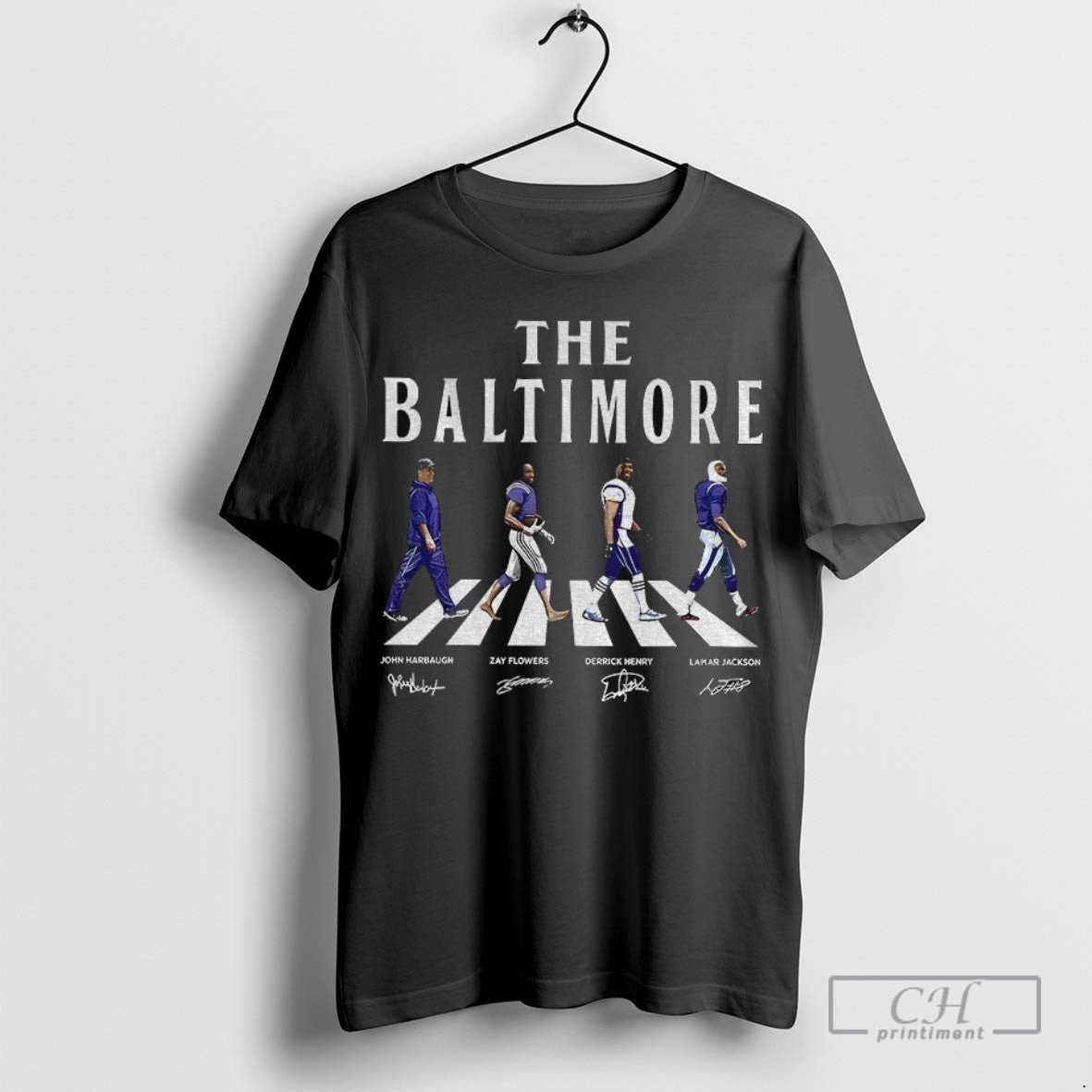 Derrick Henry Lamar Jackson Zay Flowers John Harbaugh Baltimore