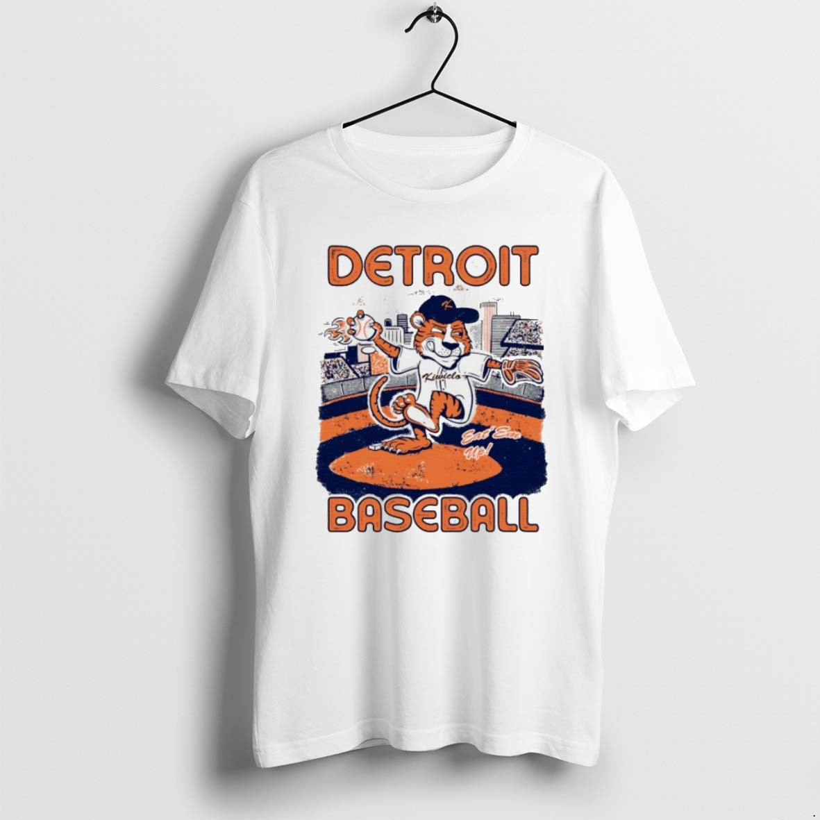 Detroit Baseball Mascot Eat Em Up T Shirts Hoodie Authentic Gift