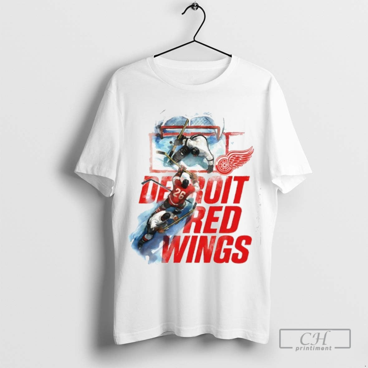 Detroit Red Wings Hockey Stanley Cup Champion TShirt Vintage Fashion