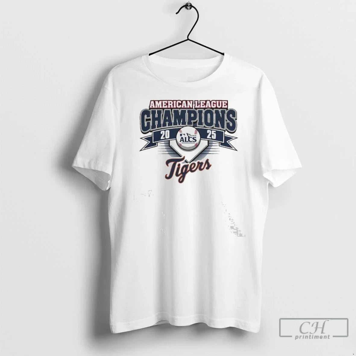 Detroit Tigers 2025 American League Champions Champions T Shirts
