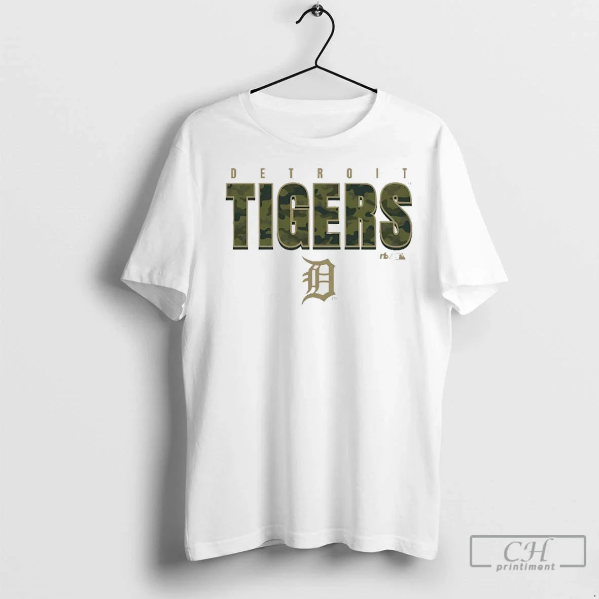 Detroit Tigers Camo Mlb Postseason 2025 T Shirts Tee Modern Gift