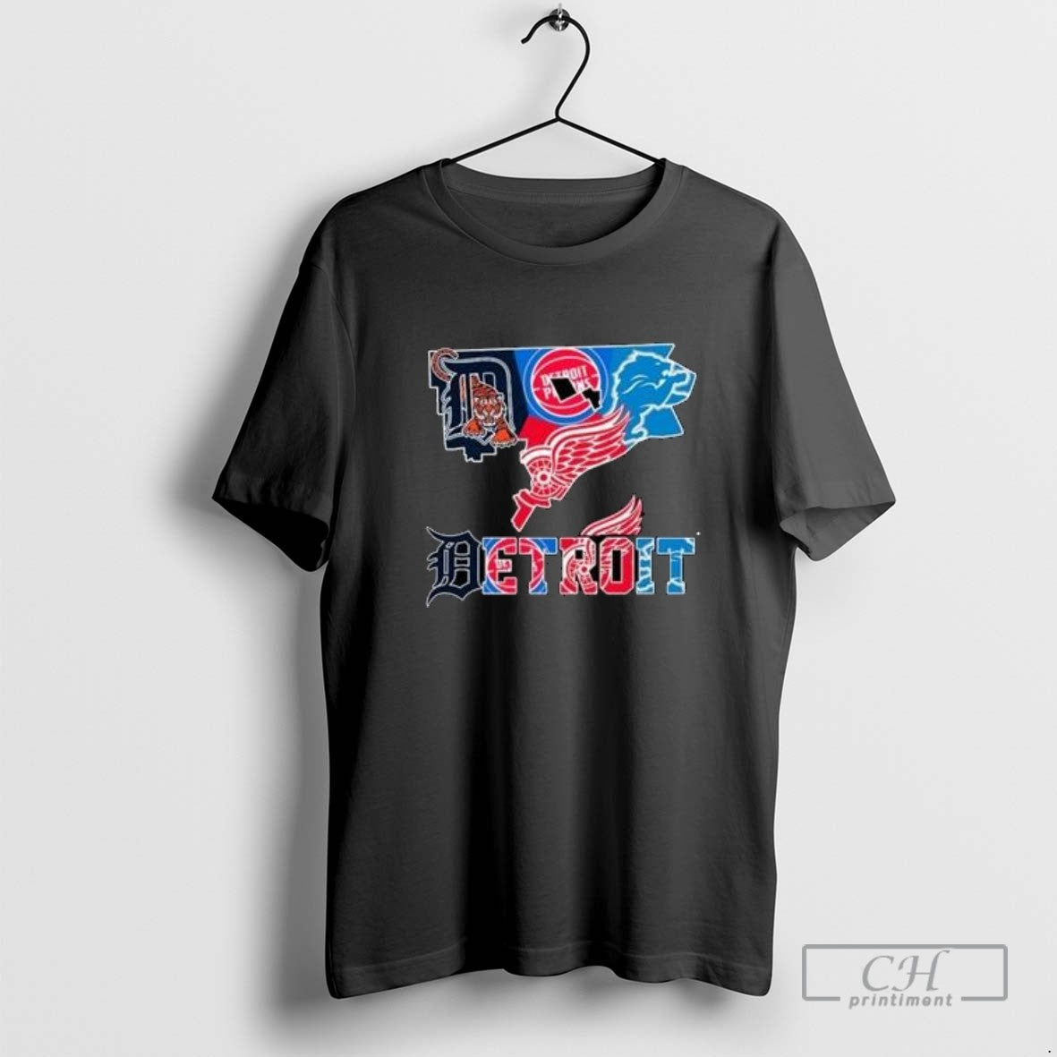 Detroit Tigers Detroit Lions Detroit Red Wings And Detroit Pistons