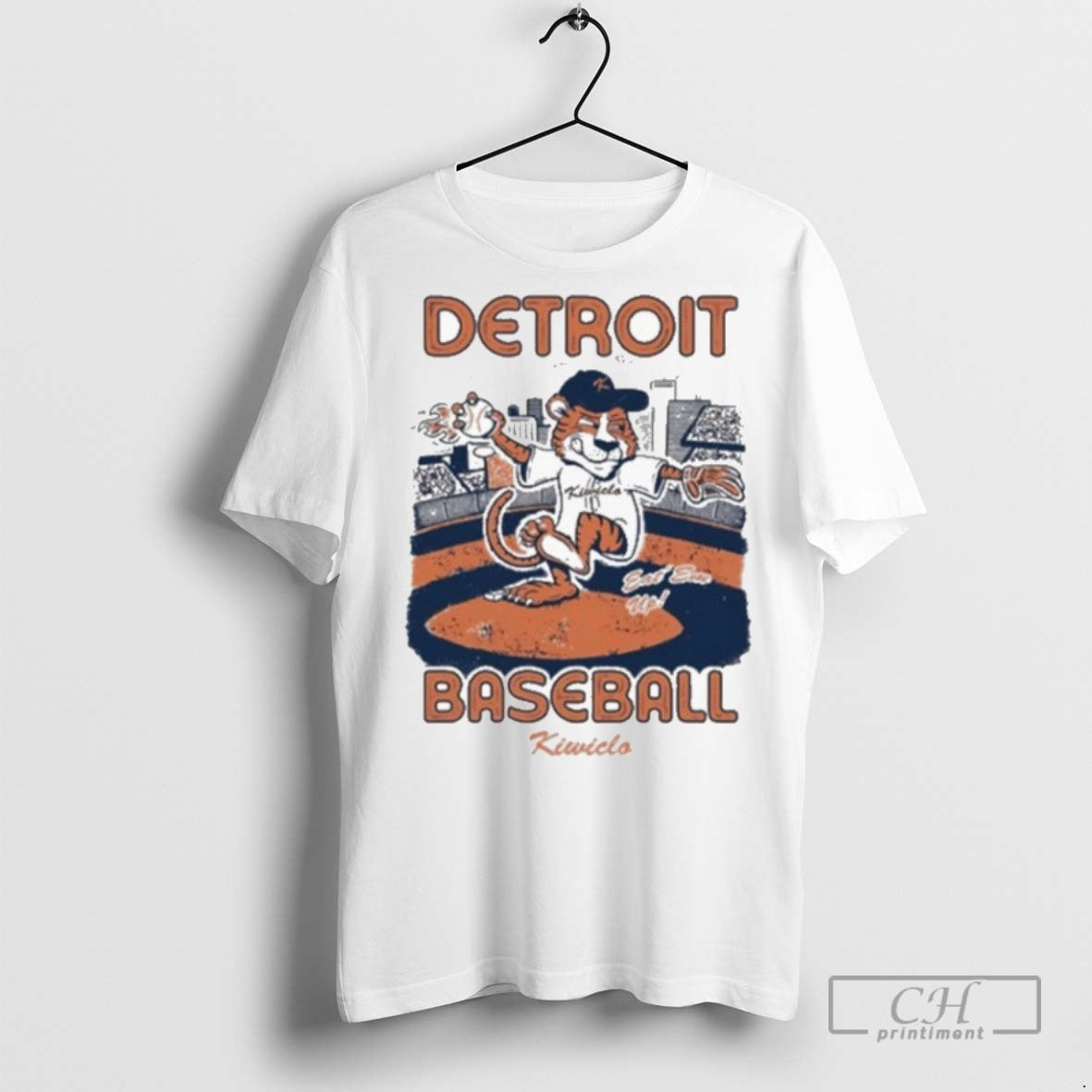 Detroit Tigers Eat Em Up Kiwiclo Mlb Mascot T Shirts Hoodie Modern