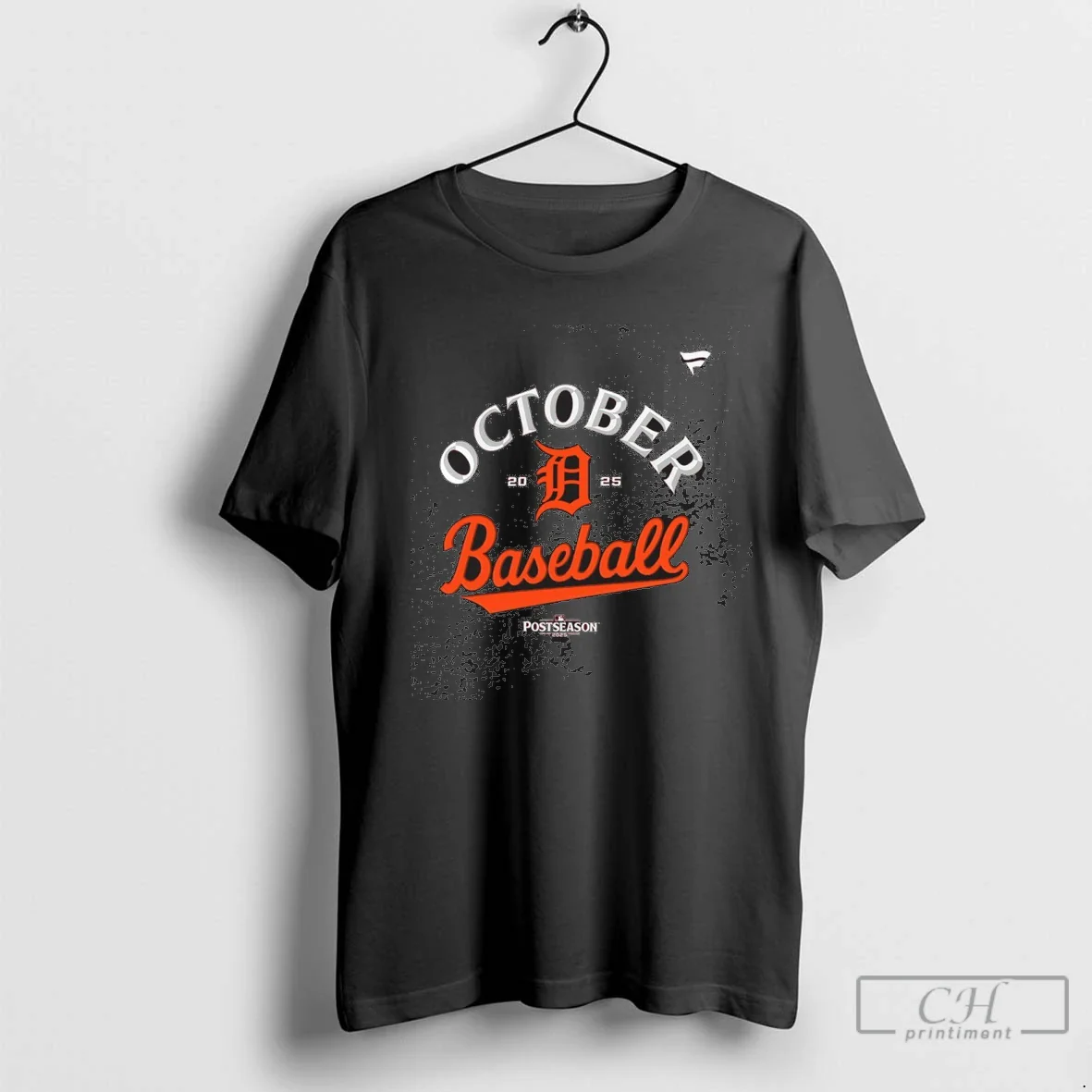 Detroit Tigers October Baseball 2025 Tee Exclusive Gift