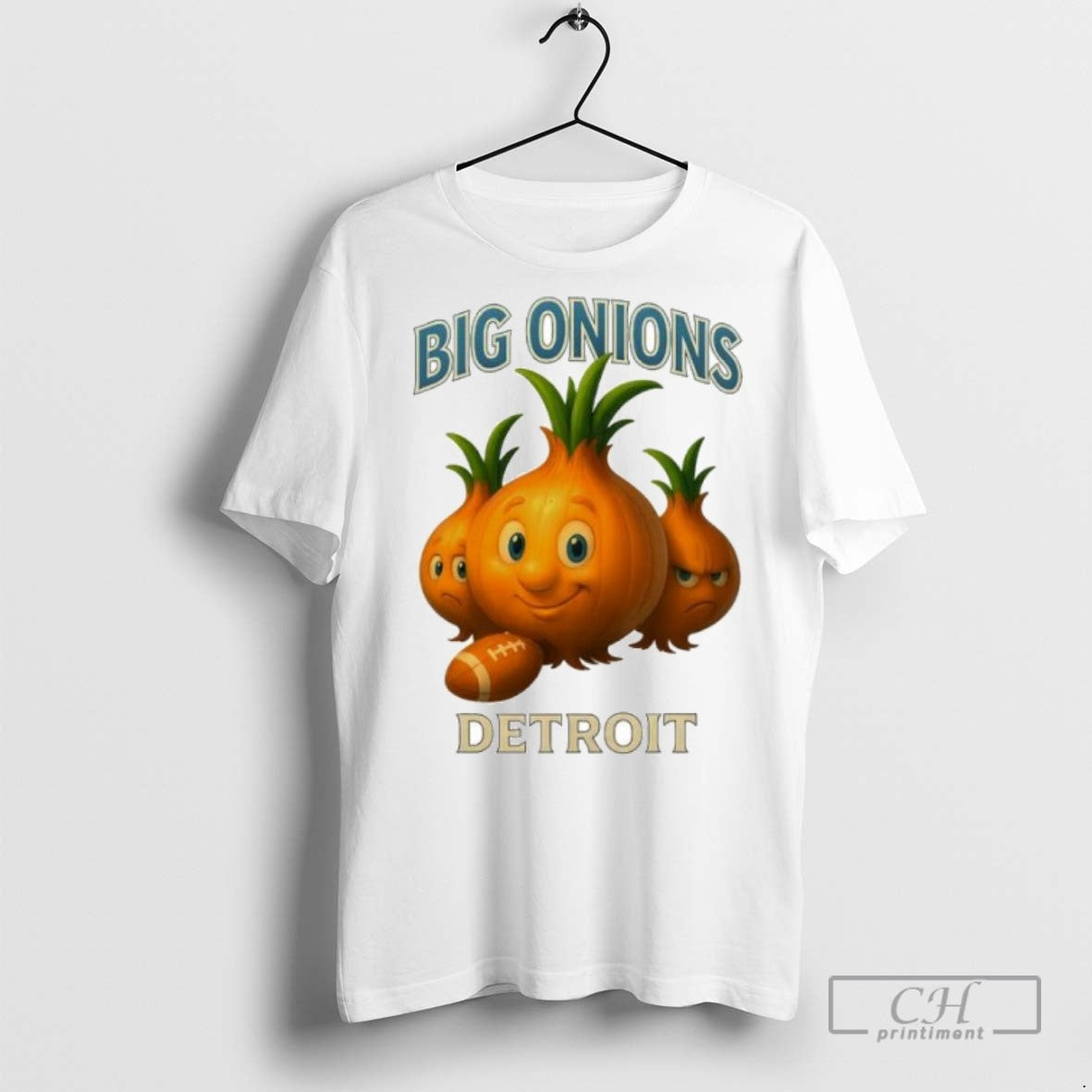Detroit Big Onions Ornaments T Shirts TShirt Unique Collection