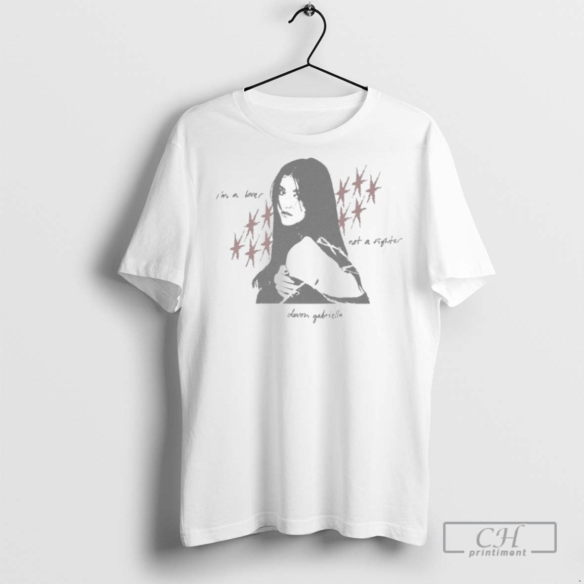 Devon Gabriella Im Not Fighter Star T Shirts Tee Designer Art